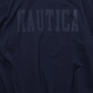 Nautica Japan Printed Big Logo T-Shirt Navy