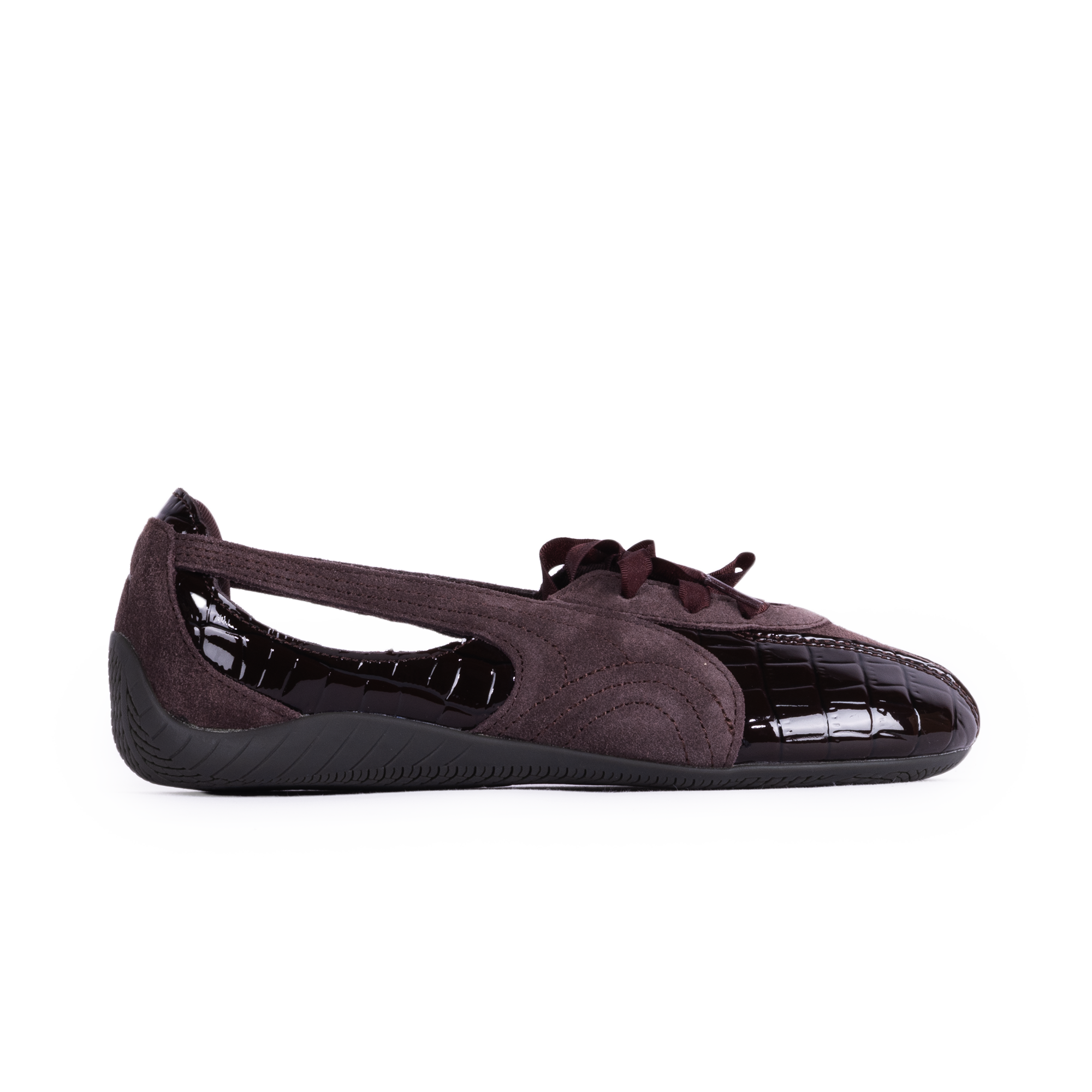 Puma Women's Speedcat Ballet Nova Croc Chocolate Fondue/Gum 40881301