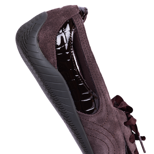 Puma Women's Speedcat Ballet Nova Croc Chocolate Fondue/Gum 40881301