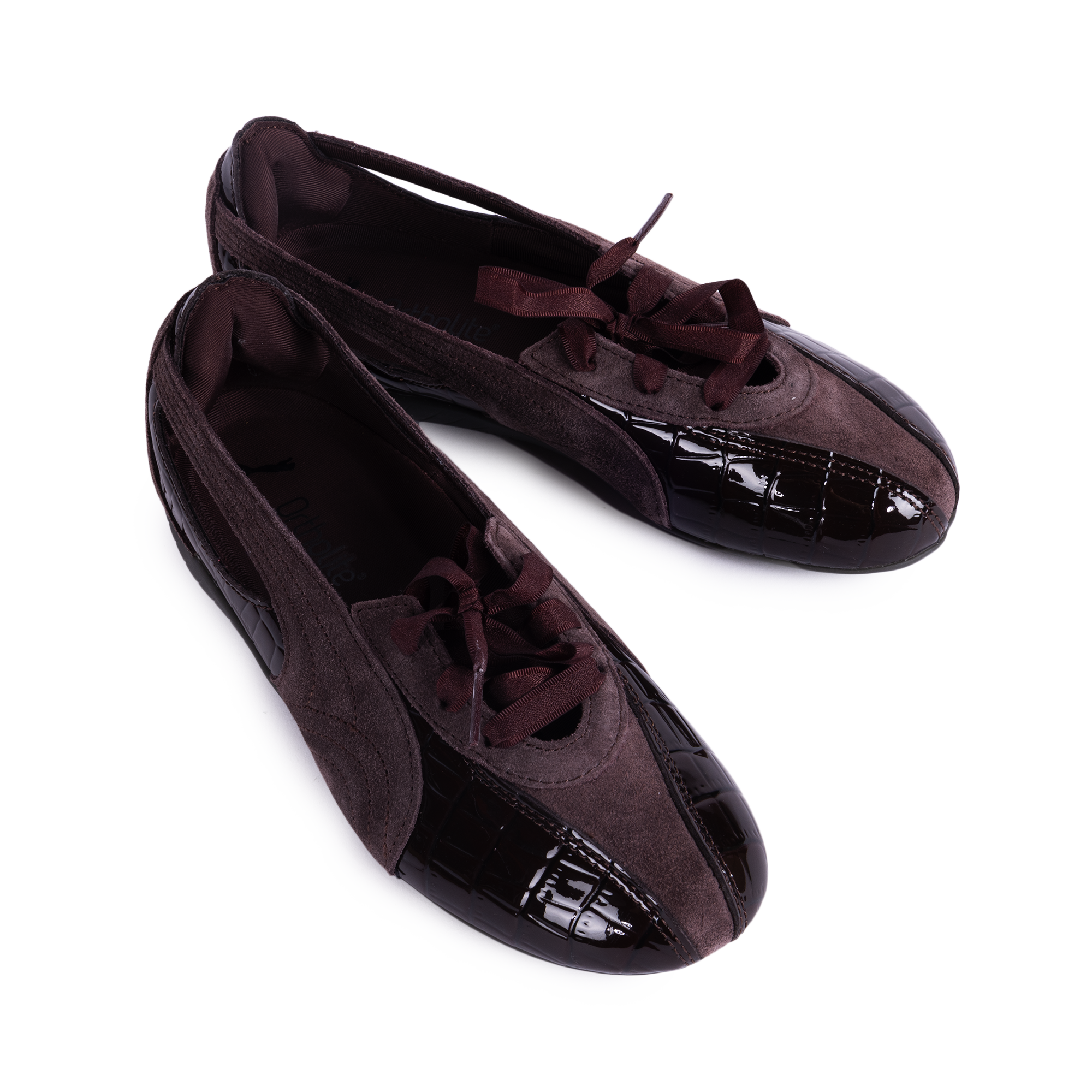 Puma Women's Speedcat Ballet Nova Croc Chocolate Fondue/Gum 40881301