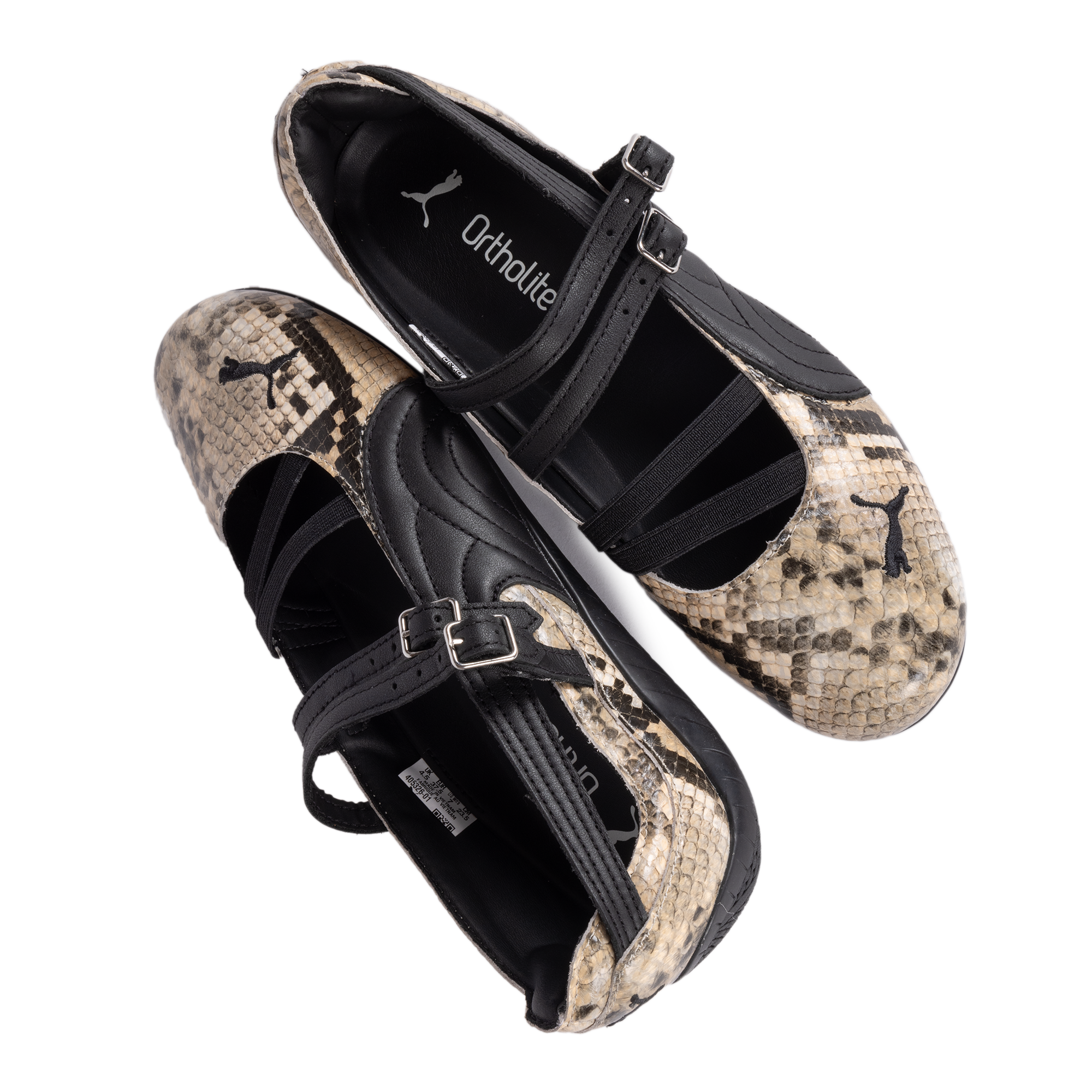 Puma Women's Speedcat Ballet Snake Black/Vapor Gray 40532601