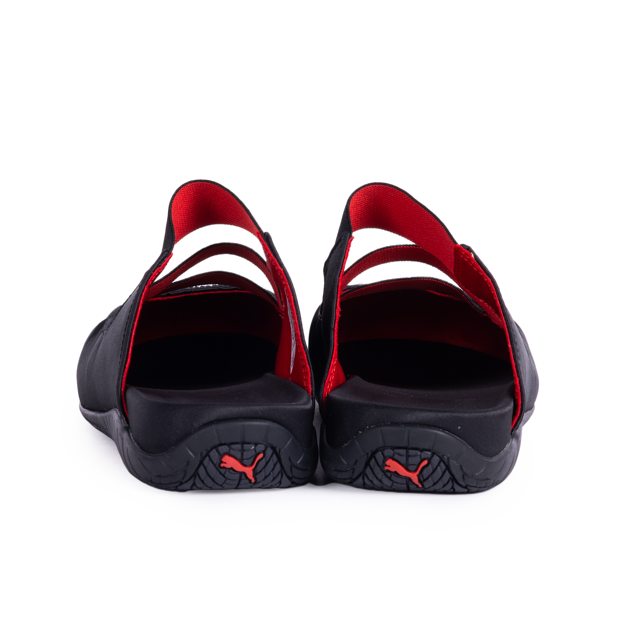 Puma Women's Speedcat Mule Satin Black/For All Time Red 40991102