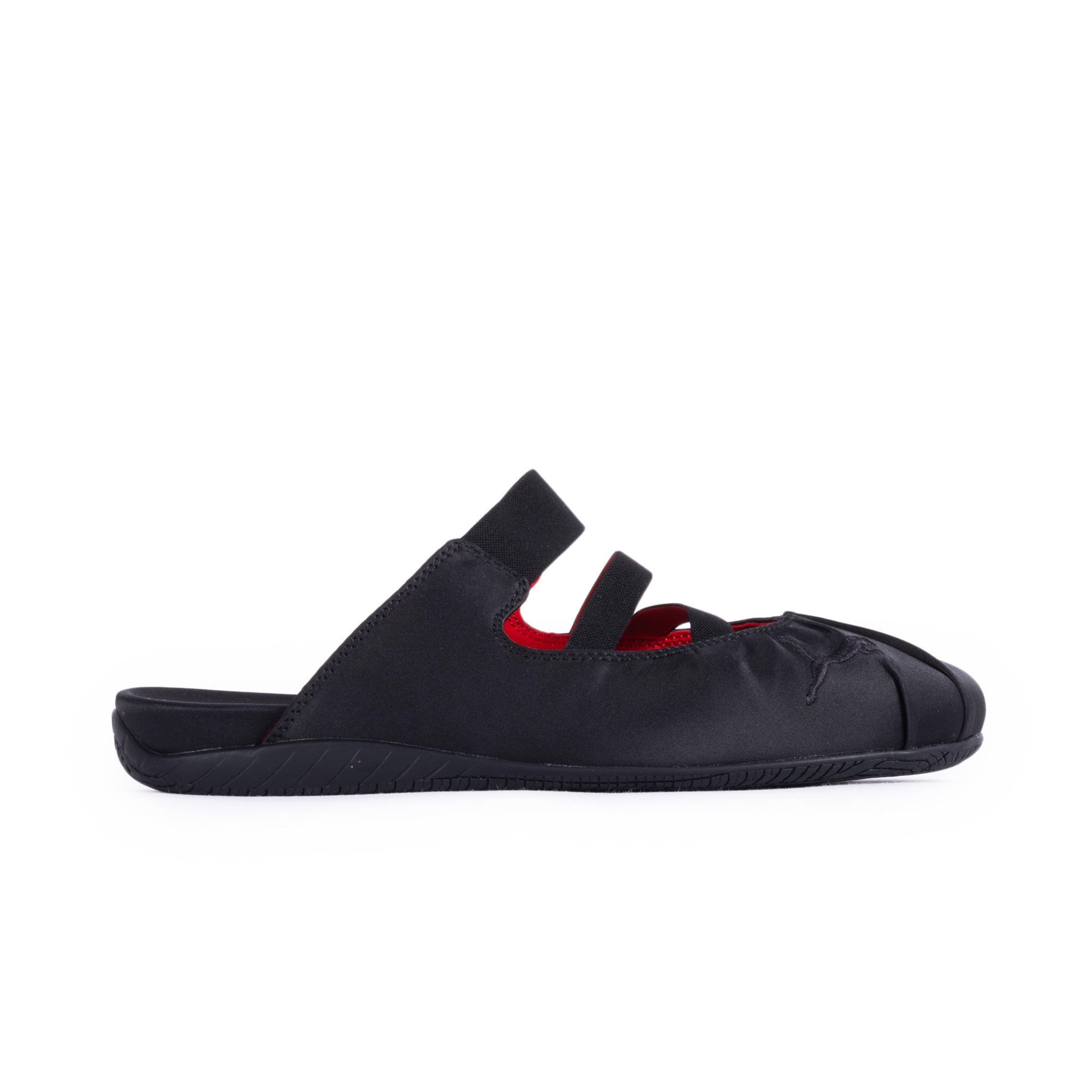 Puma Women's Speedcat Mule Satin Black/For All Time Red 40991102
