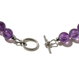 Needles Amethyst Bracelet Purple