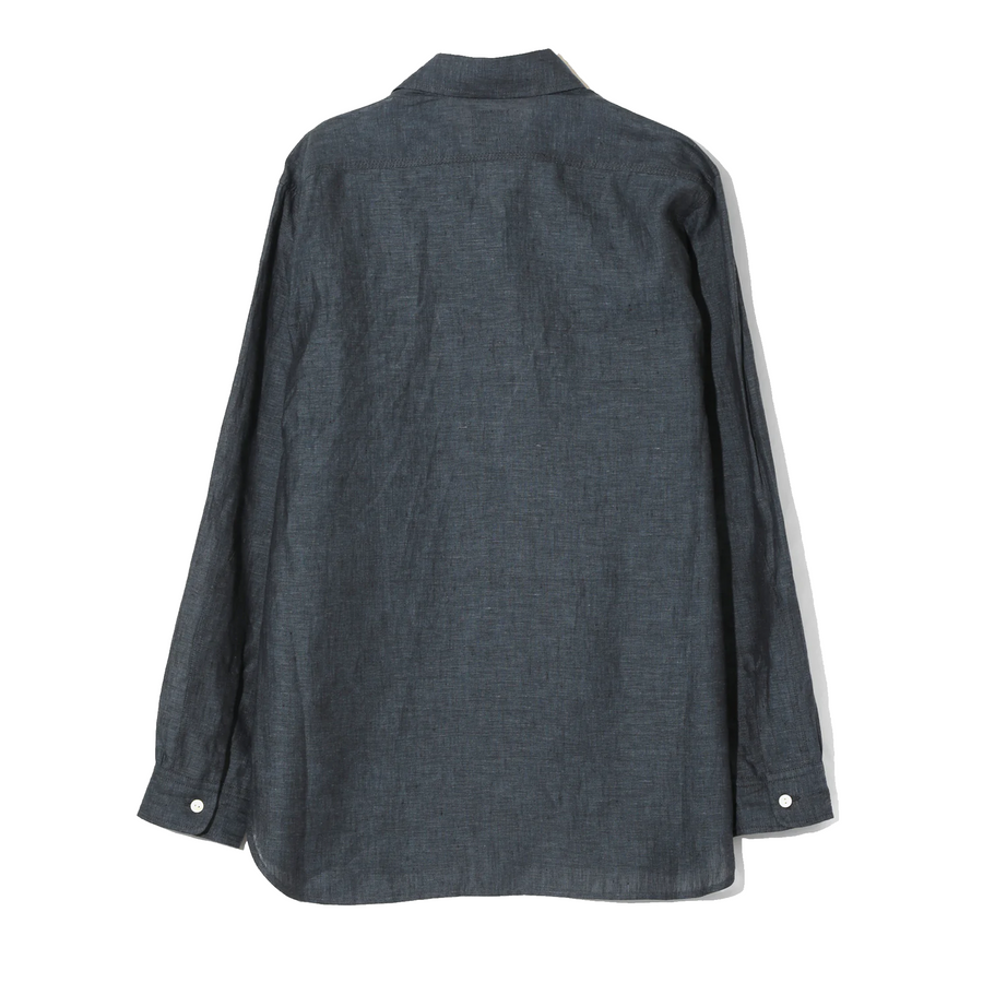 Needles Work Shirt Linen Chambray Blue