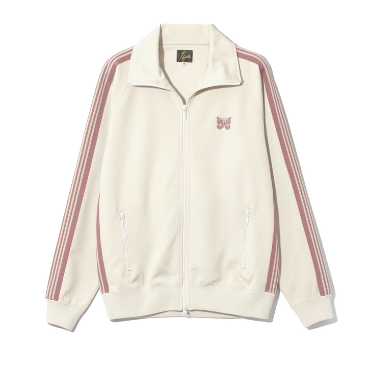 Needles Track Jacket Poly Smooth Ivory