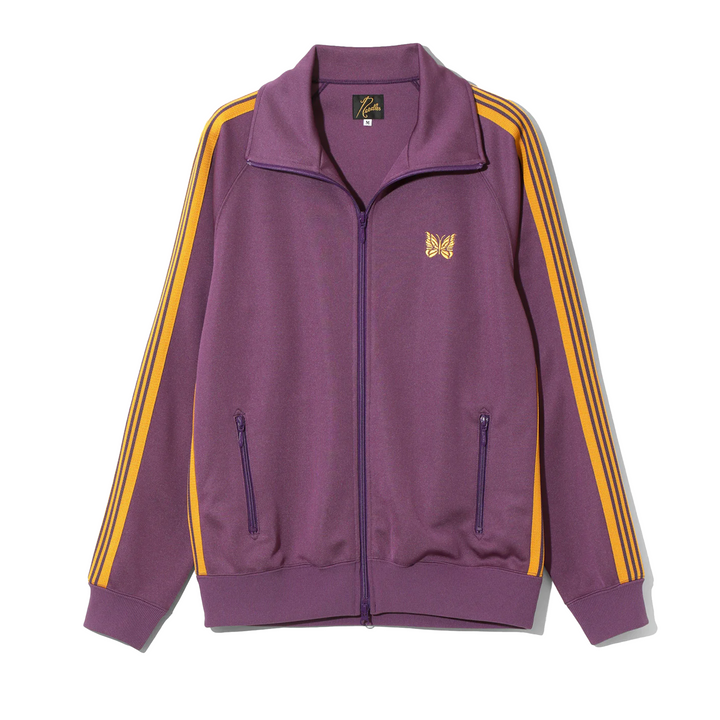 Needles Track Jacket Poly Smooth Purple