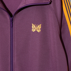 Needles Track Jacket Poly Smooth Purple