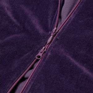 Needles Rib Collar Track Jacket Velour Purple