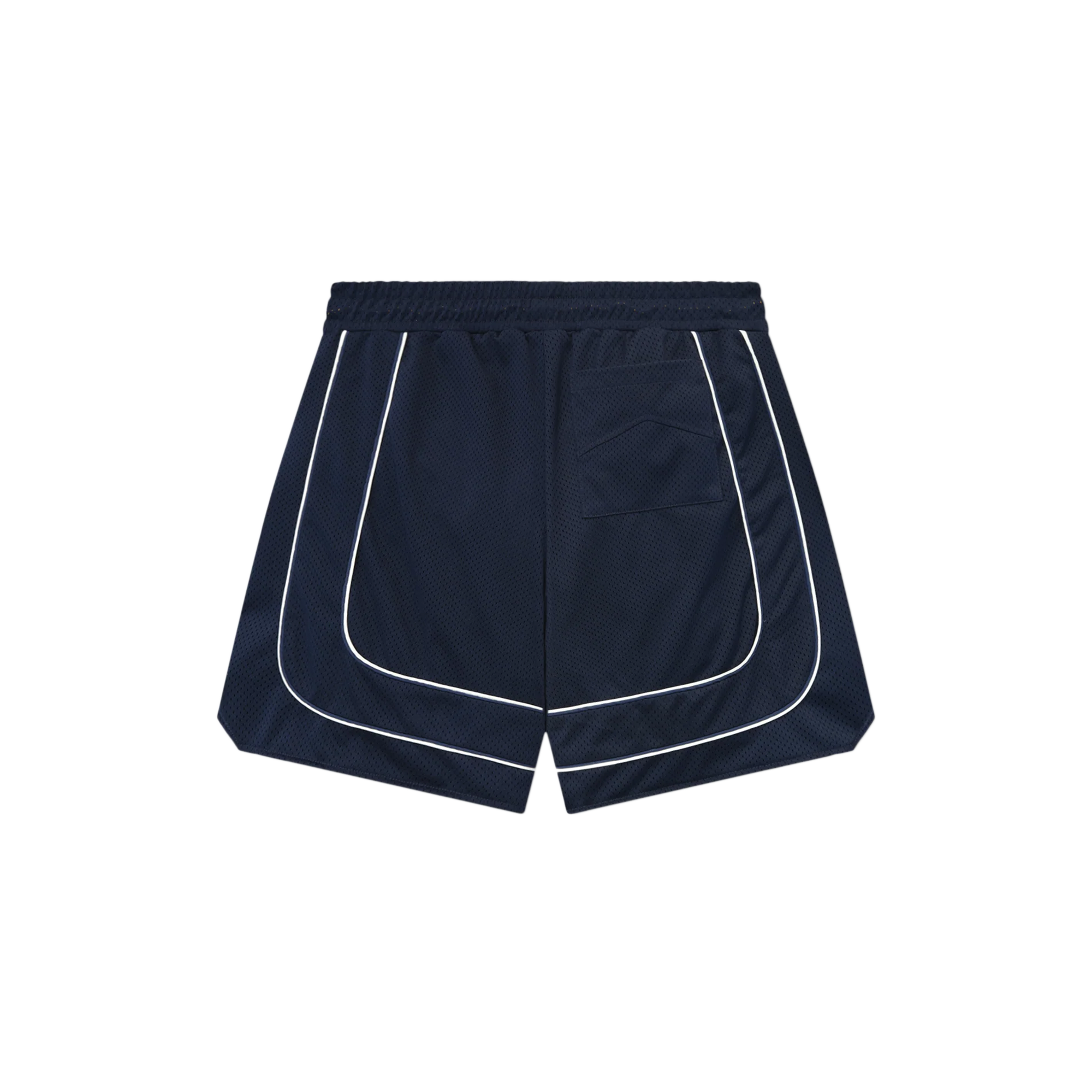 R H U D E Baggy Collegiate Logo Short Navy/Cream