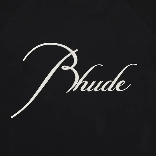 R H U D E Classique Raglan Tee Black/White