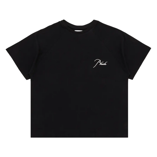 R H U D E Classique Raglan Tee Black/White