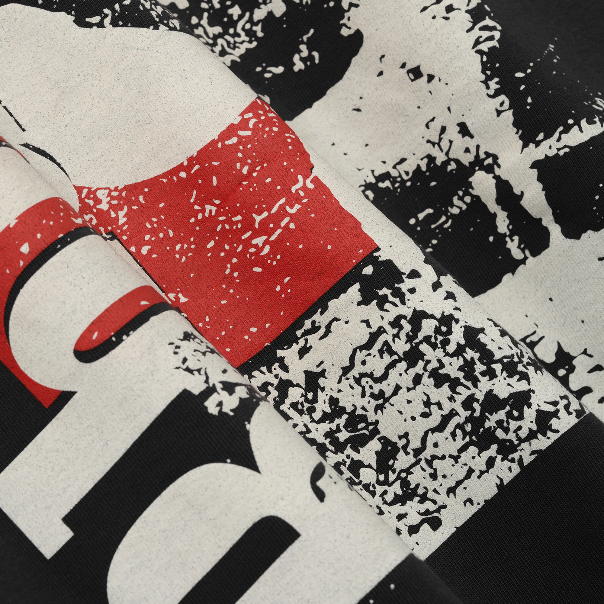 R H U D E Moonlight Wolf Pocket Tee Vintage Black/White/Red