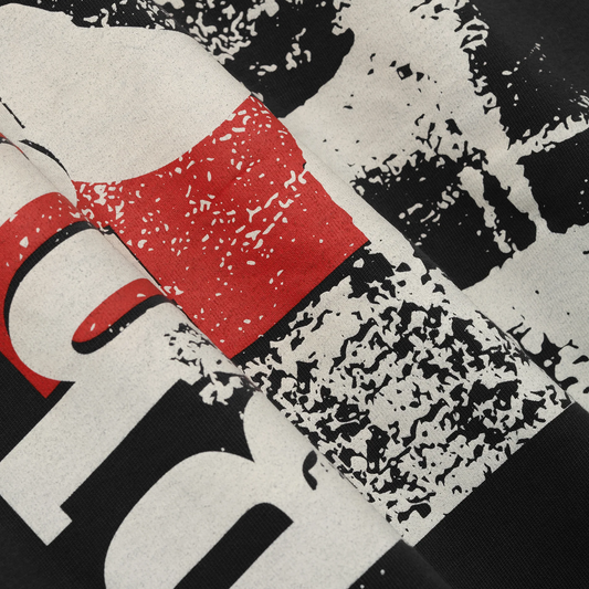 R H U D E Moonlight Wolf Pocket Tee Vintage Black/White/Red