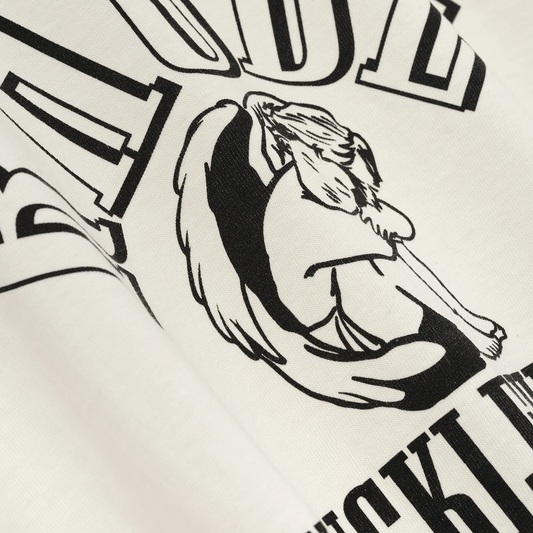 R H U D E Rhude Knuckleheads Tee Vintage White/Black