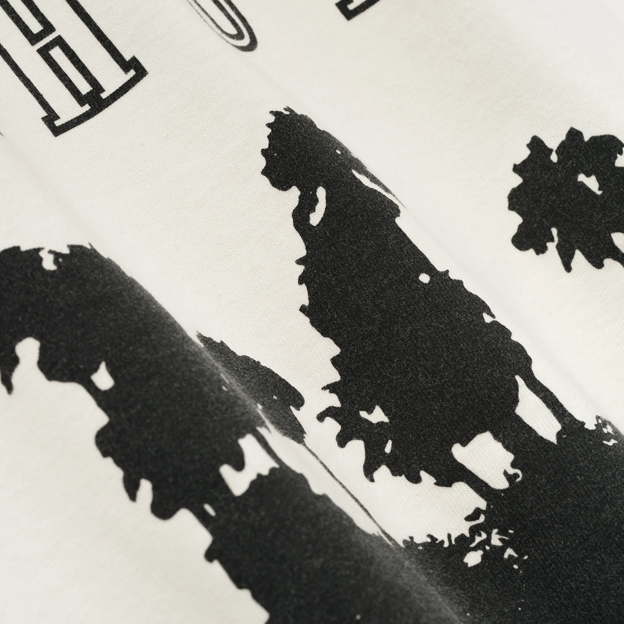 R H U D E Thousand Palms Tee Vintage White/Black