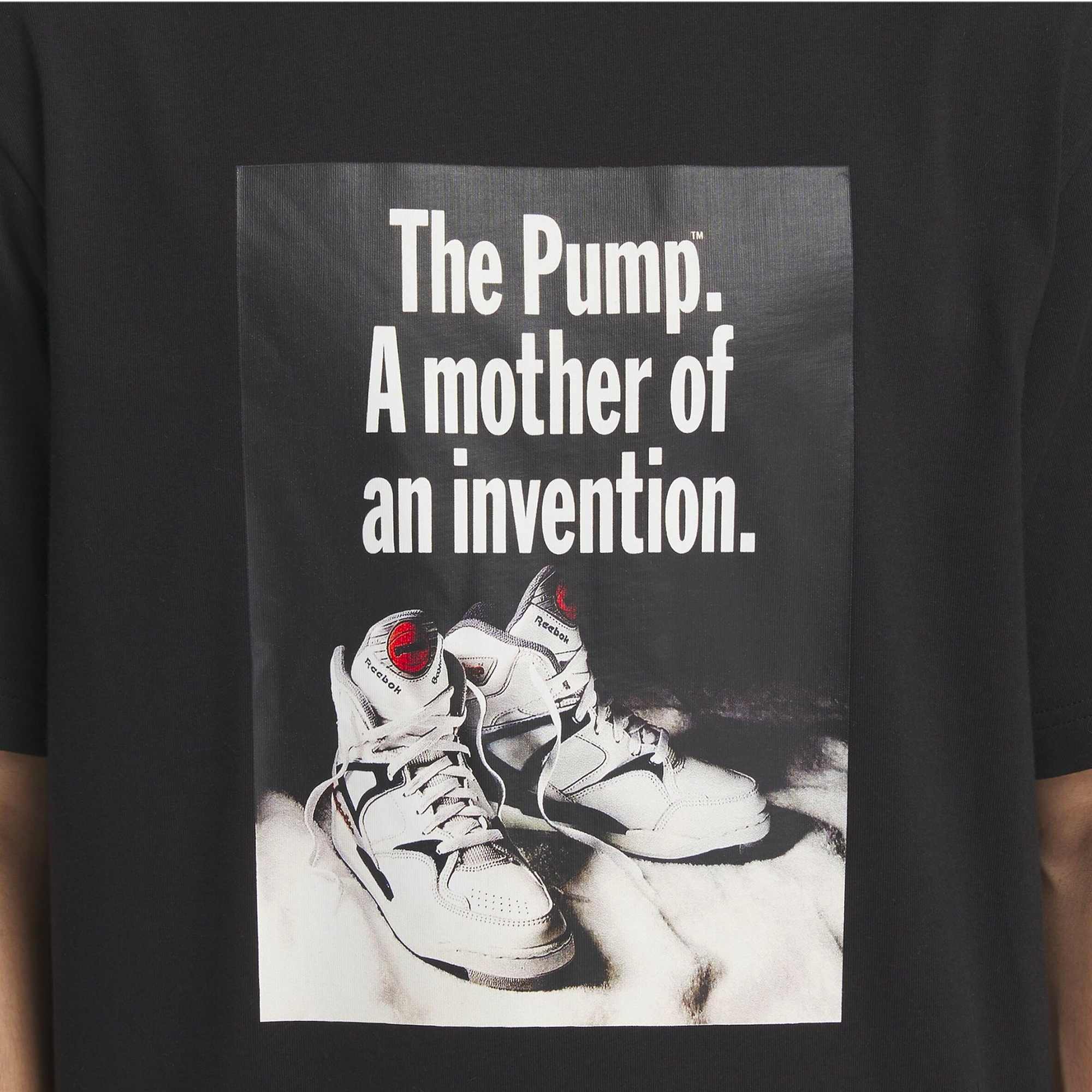 Reebok Basketball Pump Graphic tee Black