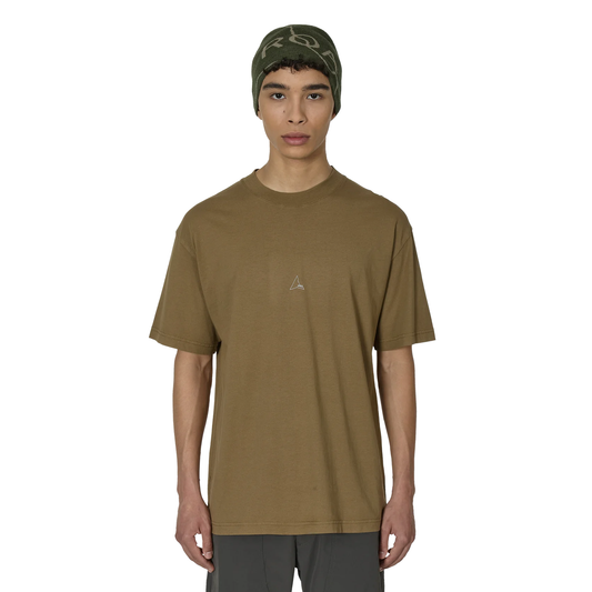ROA Logo T Shirt Brown Olive RBMW0254JY22