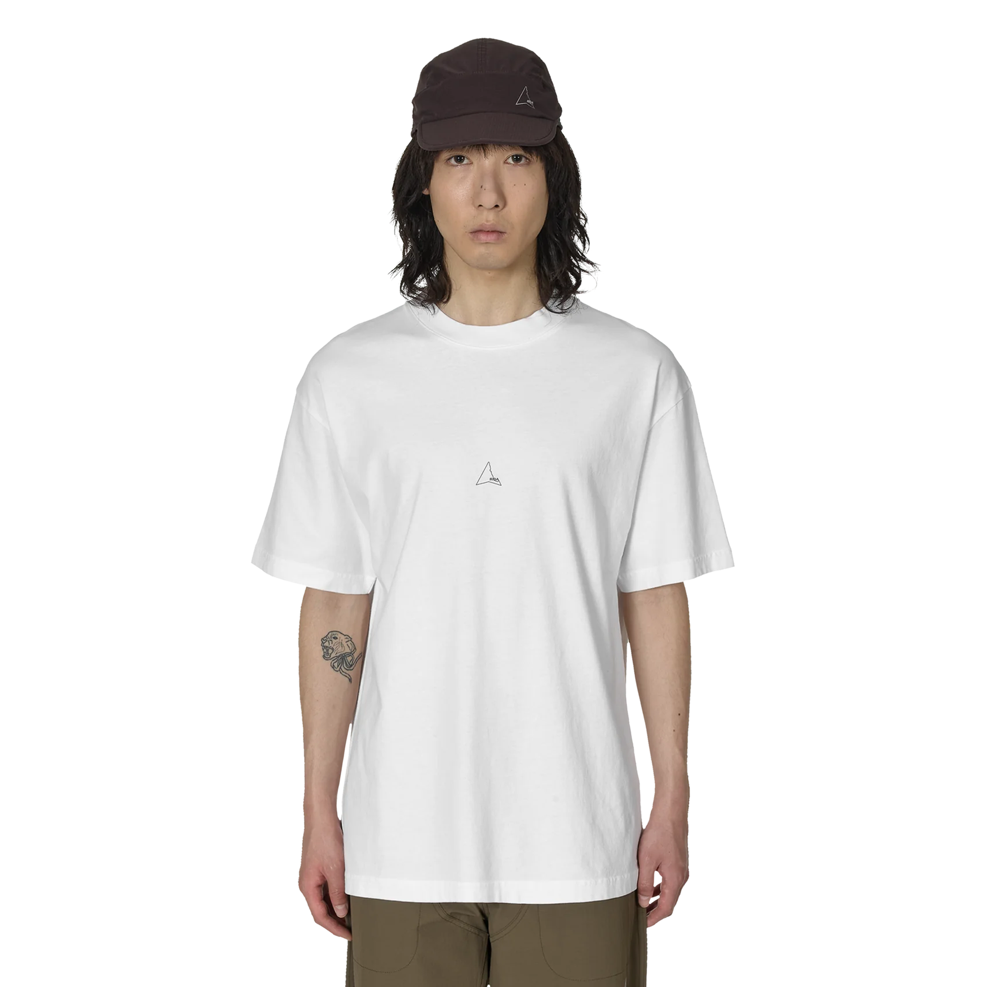 ROA Logo T Shirt White RBMW0254JY22