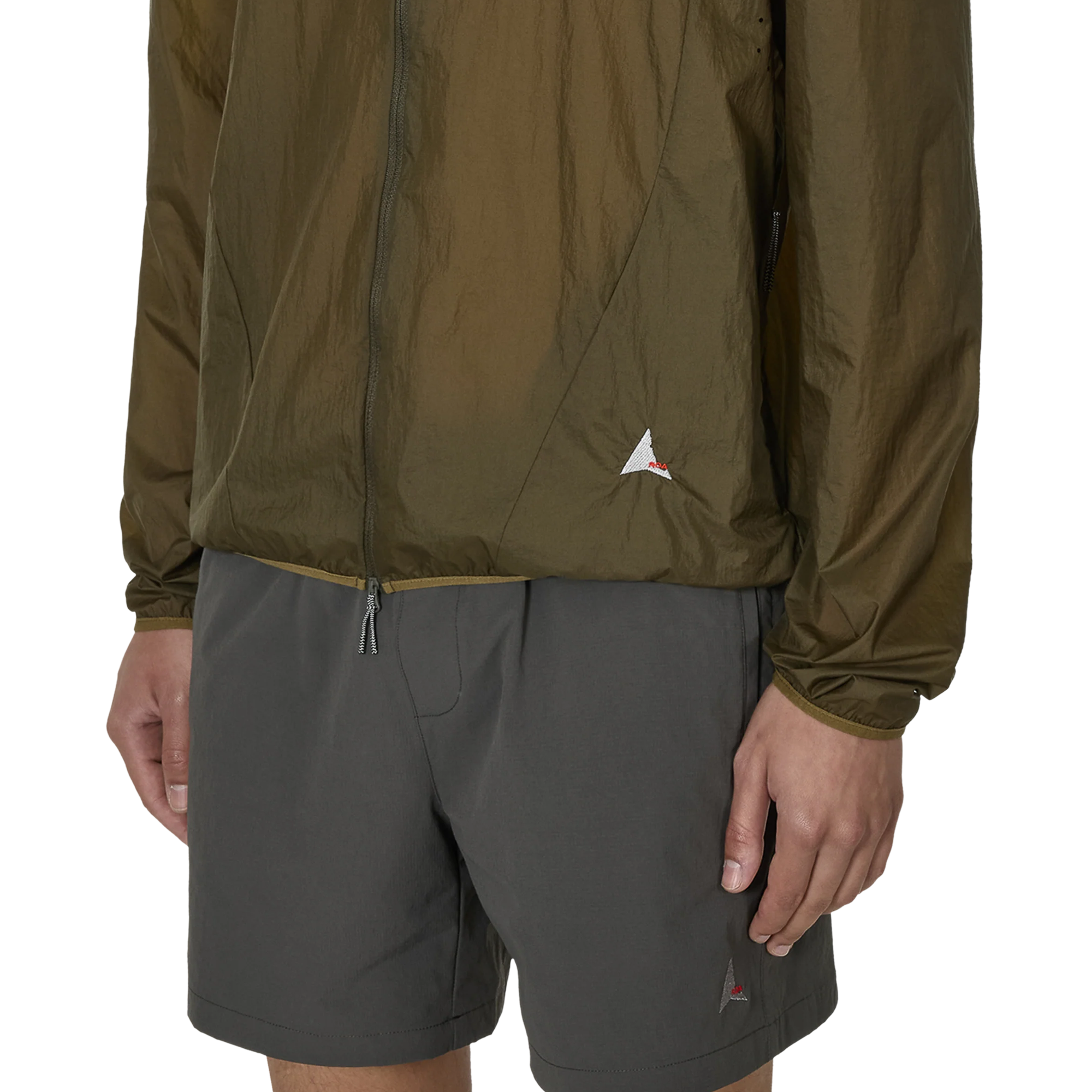 ROA Packable Wind Jacket Dark Olive RBMW0366FA258