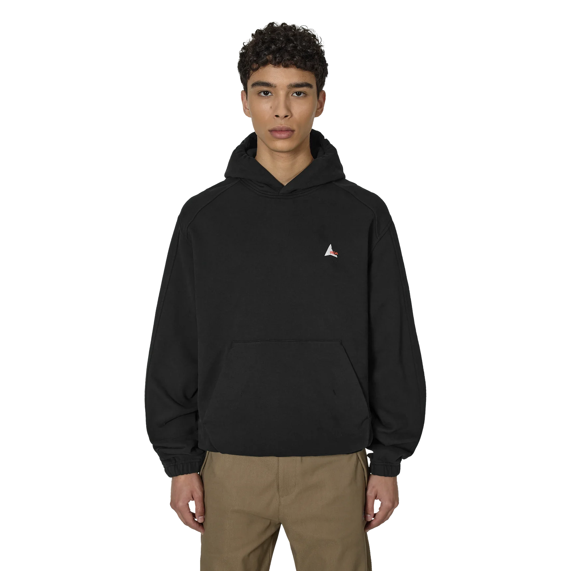 ROA Logo Hoodie Washed Black RBMW0397FA280