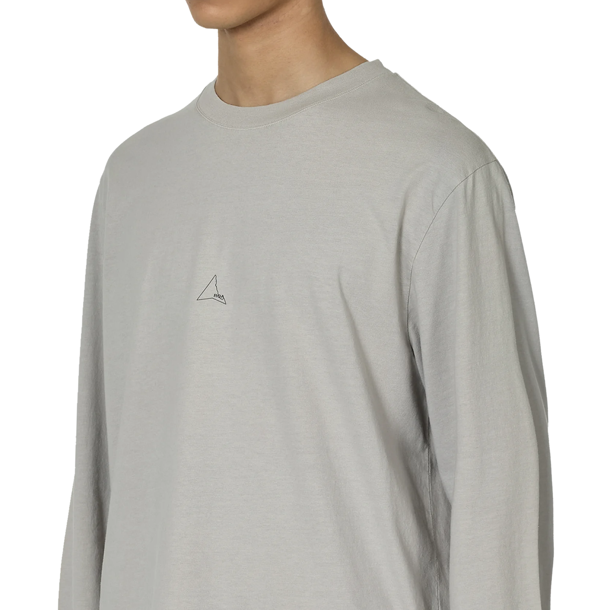 ROA Logo Long Sleeve Light Grey RBMW0399JY35
