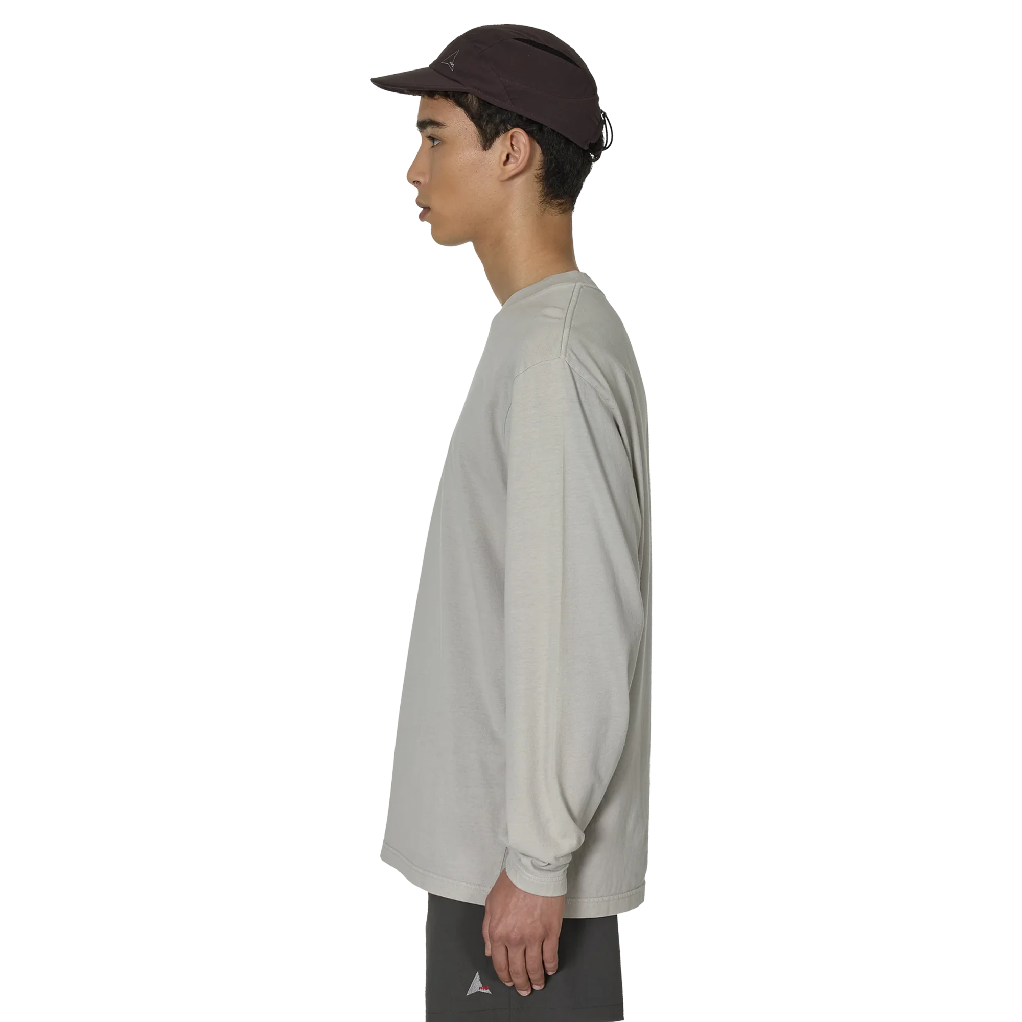 ROA Logo Long Sleeve Light Grey RBMW0399JY35