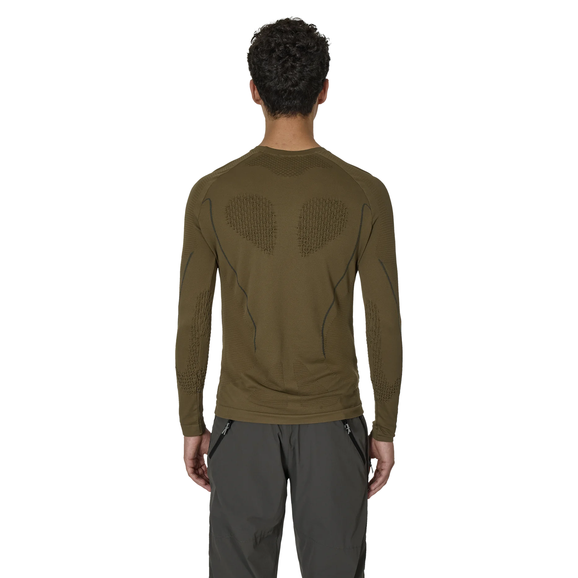 ROA Seamless Long Sleeve Dark Olive RBMW0406YA49