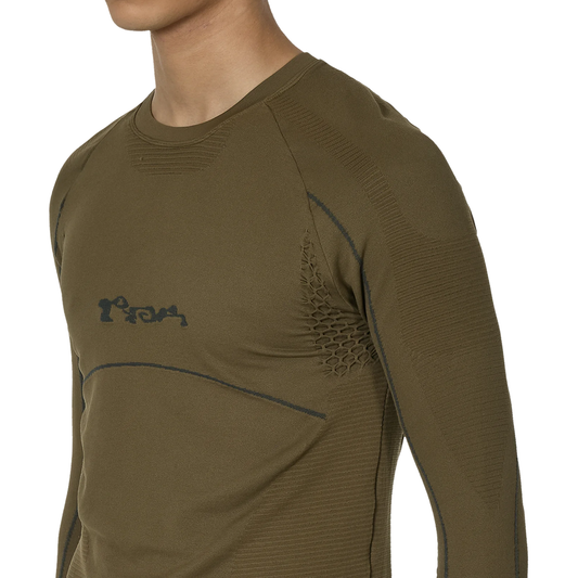 ROA Seamless Long Sleeve Dark Olive RBMW0406YA49