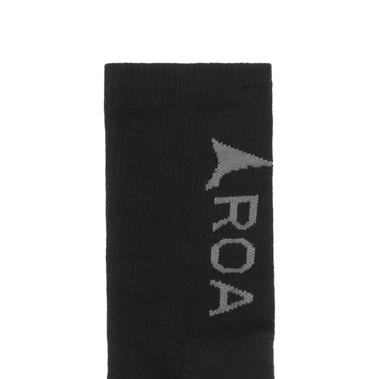 ROA Logo Socks Black 43-46EUR