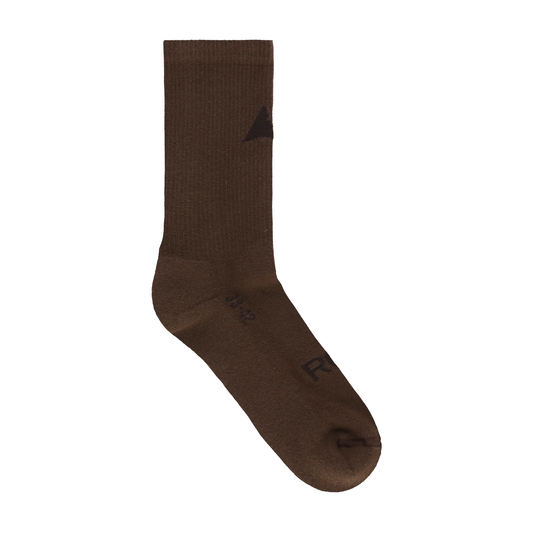 ROA Logo Socks Brown 43-46EUR