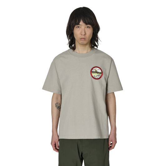 ROA Division T Shirt Light Grey RBMW0433JY38