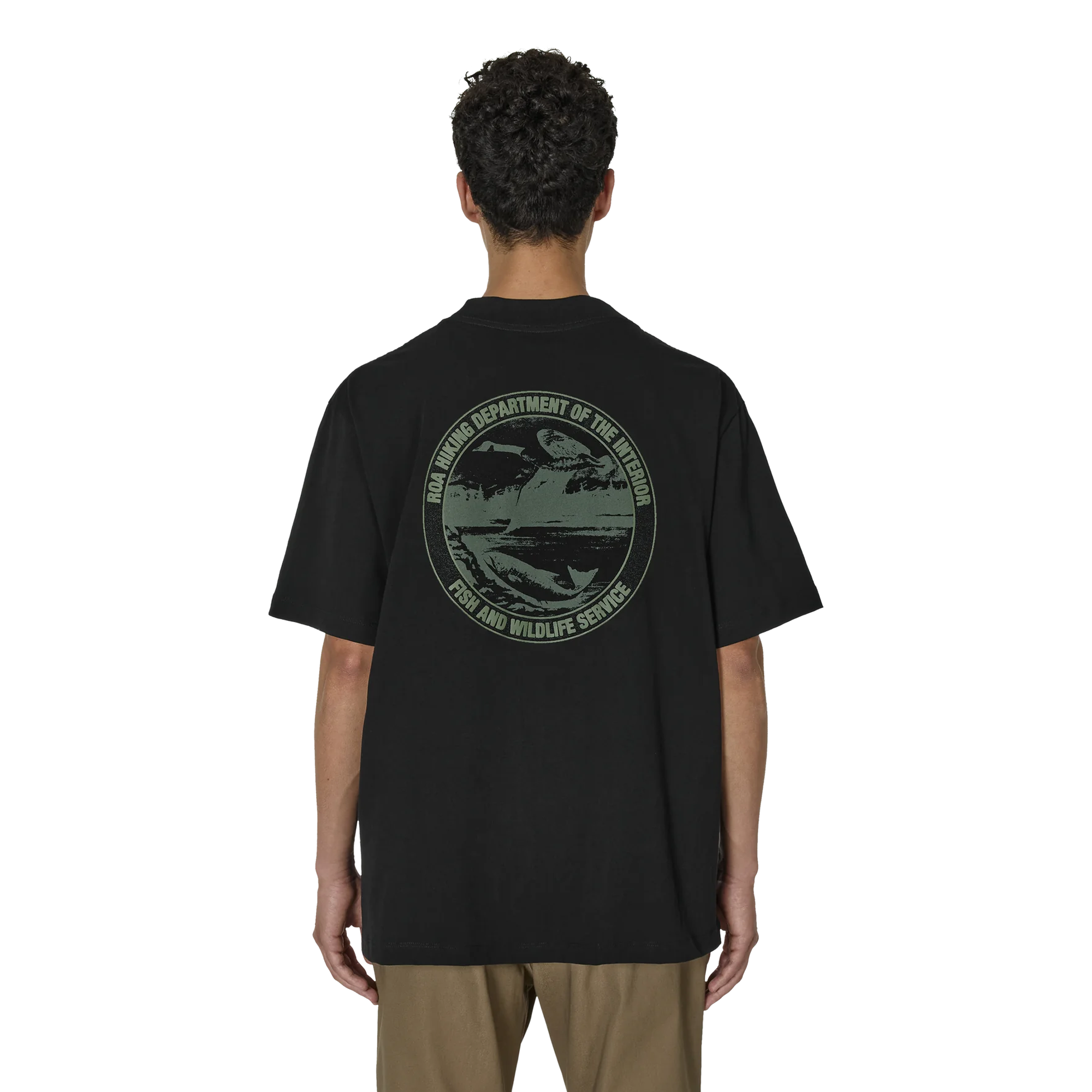 ROA Service T Shirt Black RBMW0436JY41