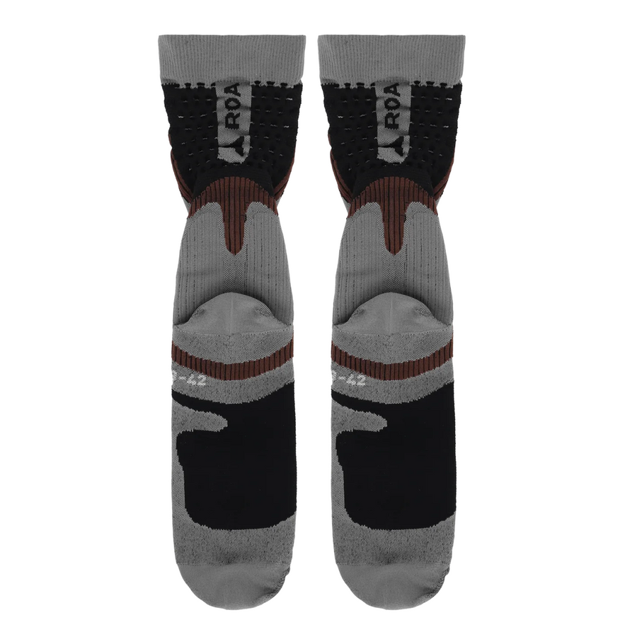 ROA Bone Socks Dark Brown