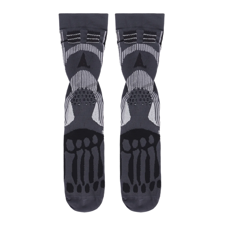 ROA Bone Socks Grey