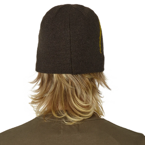 ROA Graphic Beanie Brown Yellow