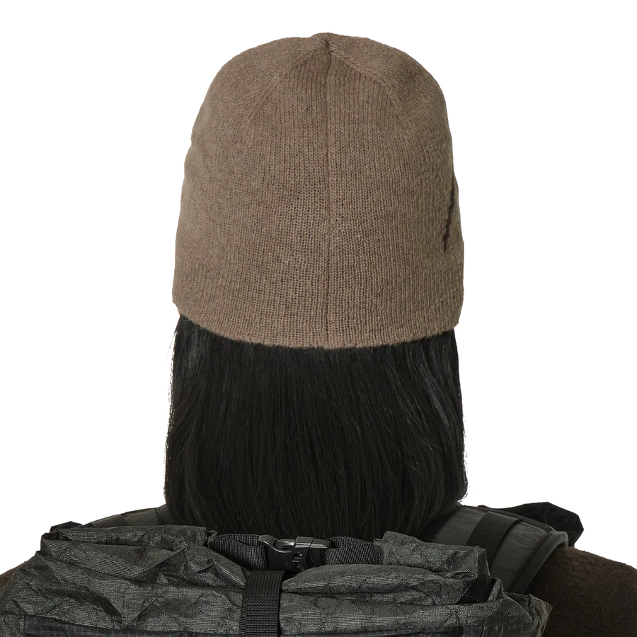 ROA Graphic Beanie Taupe Brown