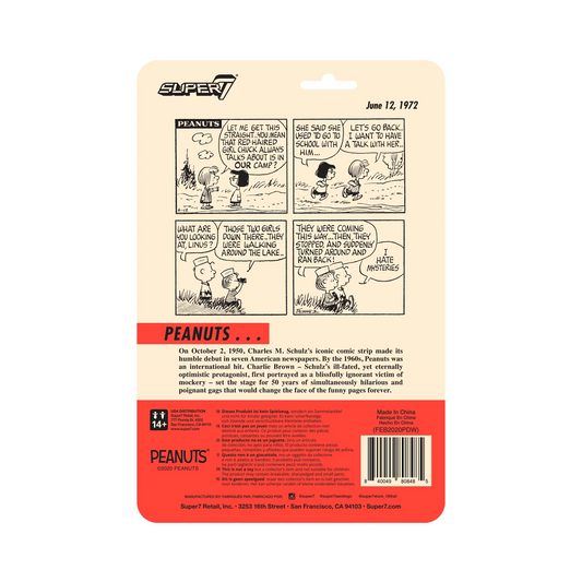 Super7 Peanuts ReAction Camp Linus