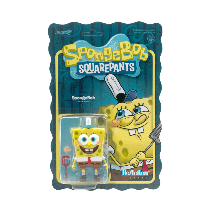 Super7 Spongbob Squarepants ReAction Spongebob