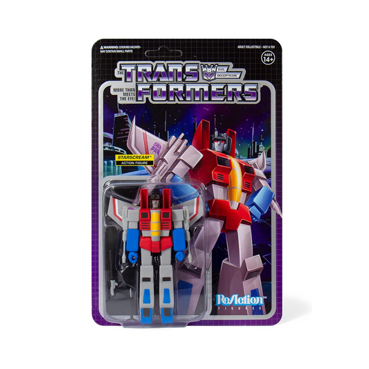 Super7 Transformers ReAction Starscream