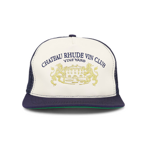 R H U D E Cellier Trucker Hat Navy/Cream