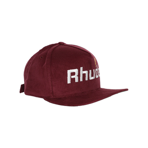 R H U D E Cheval Corduroy Structure Hat Maroon