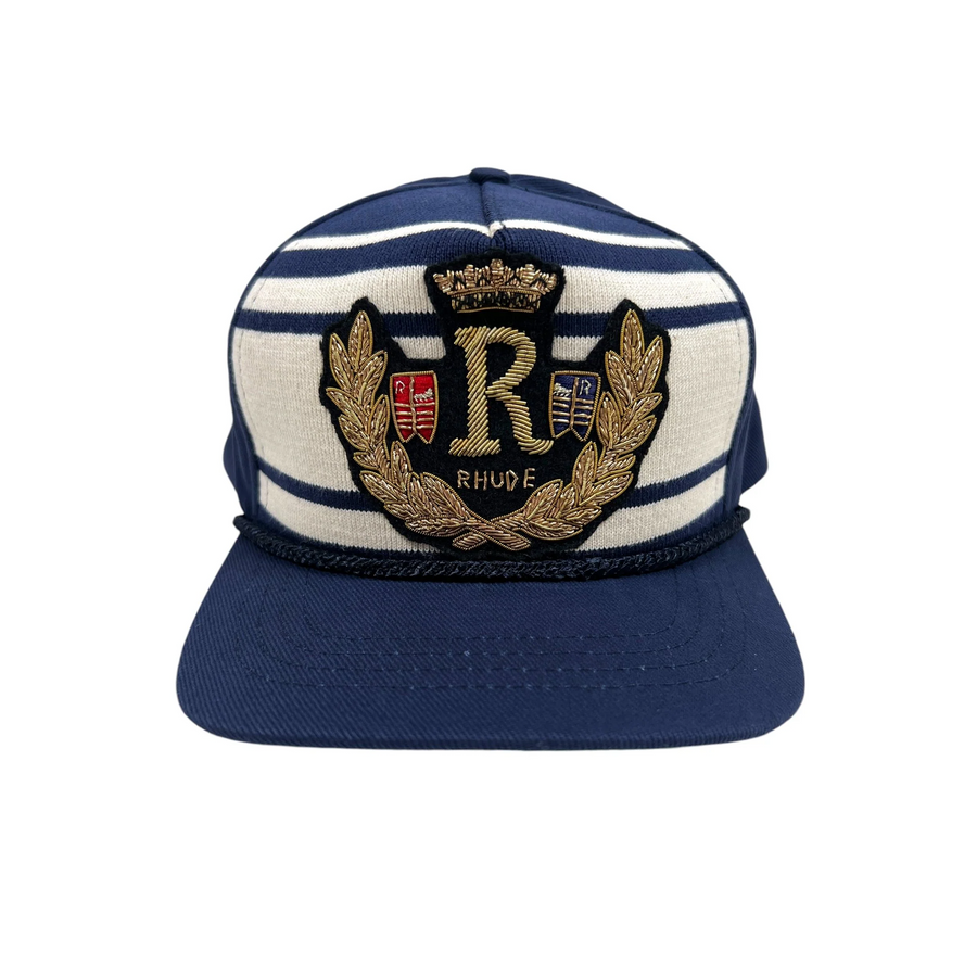 R H U D E Rope Crest Structure Hat Navy