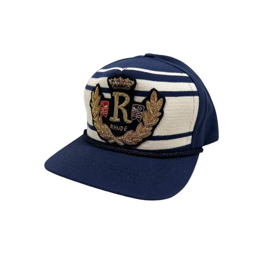 R H U D E Rope Crest Structure Hat Navy