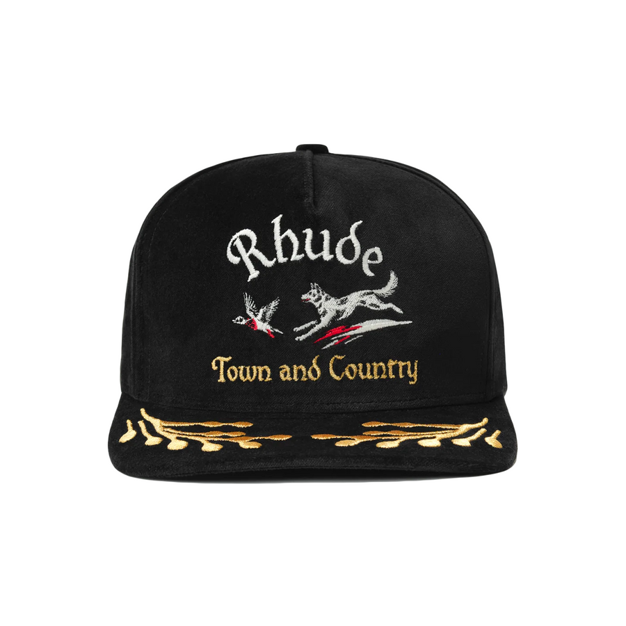 R H U D E Wine Country Souvenir Hat Black