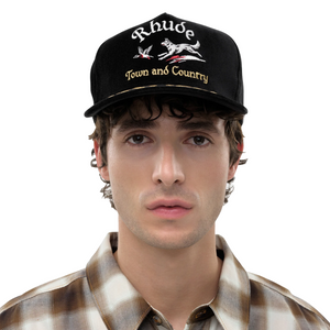 R H U D E Wine Country Souvenir Hat Black