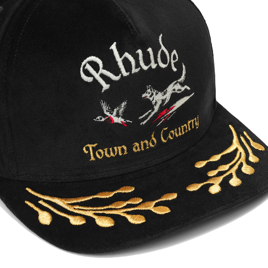 R H U D E Wine Country Souvenir Hat Black