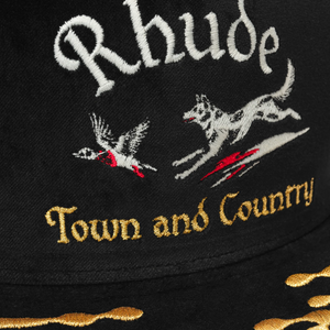 R H U D E Wine Country Souvenir Hat Black