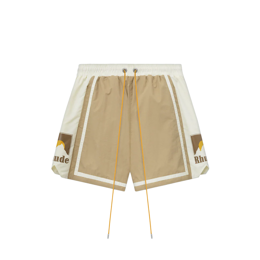 R H U D E Moonlight Shorts Tan/Off White