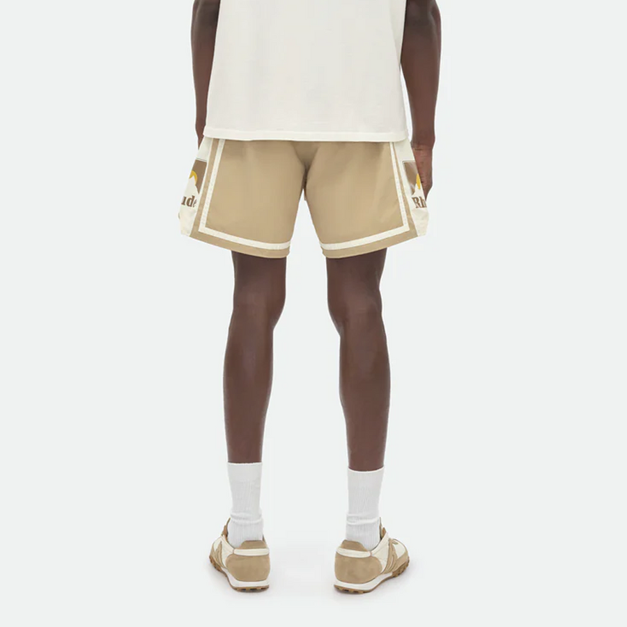 R H U D E Moonlight Shorts Tan/Off White